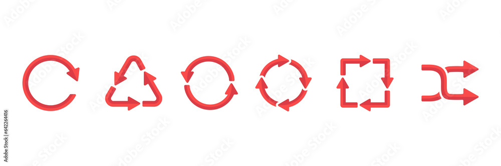 arrow set collection undo,recycle,refresh,loop,cycle,shuffle with isolated on white background arrow set collection undo,recycle,refresh,loop,cycle,shuffle with isolated on white background