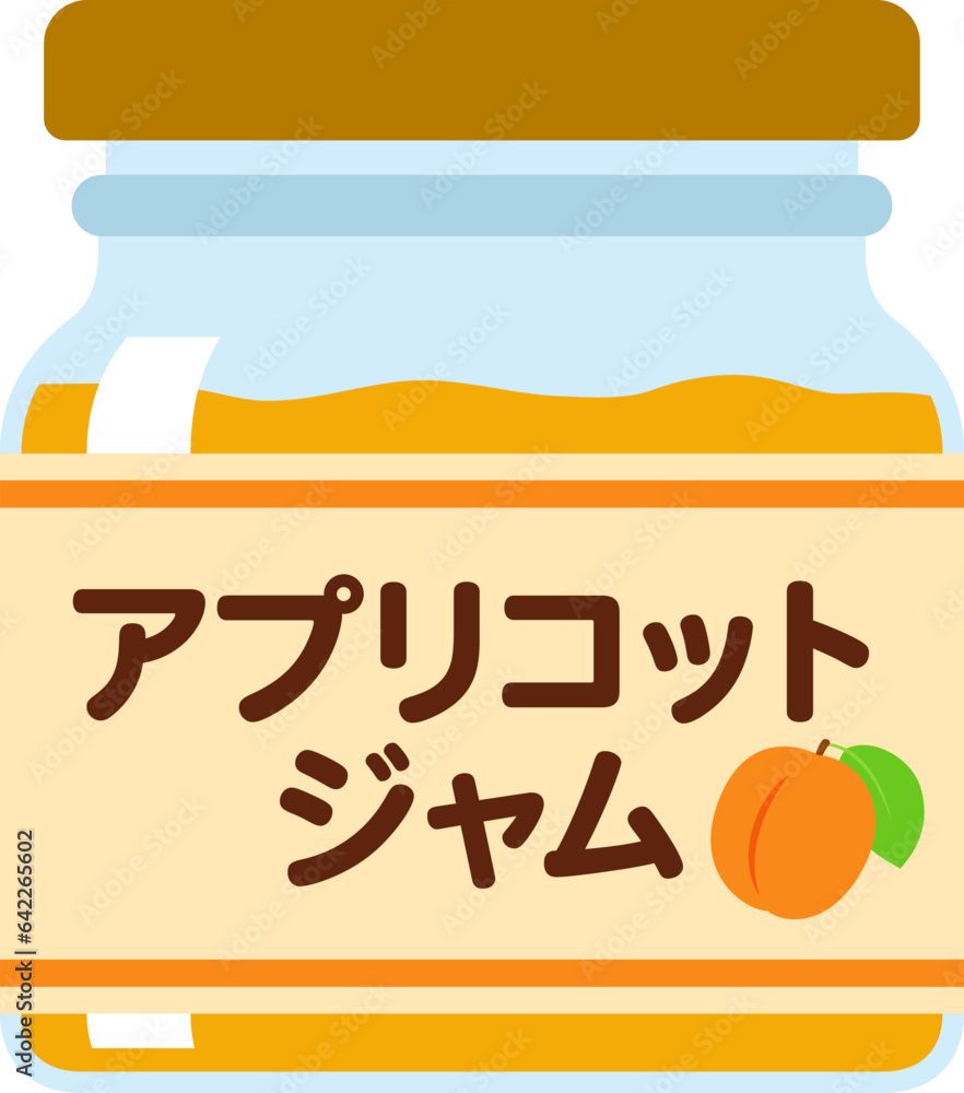 Fototapeta premium アプリコットジャム Apricot jam