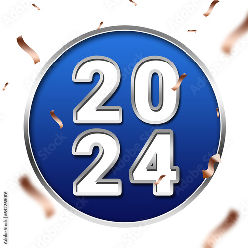 2024 happy new Year, for poster, banner, greeting and new year