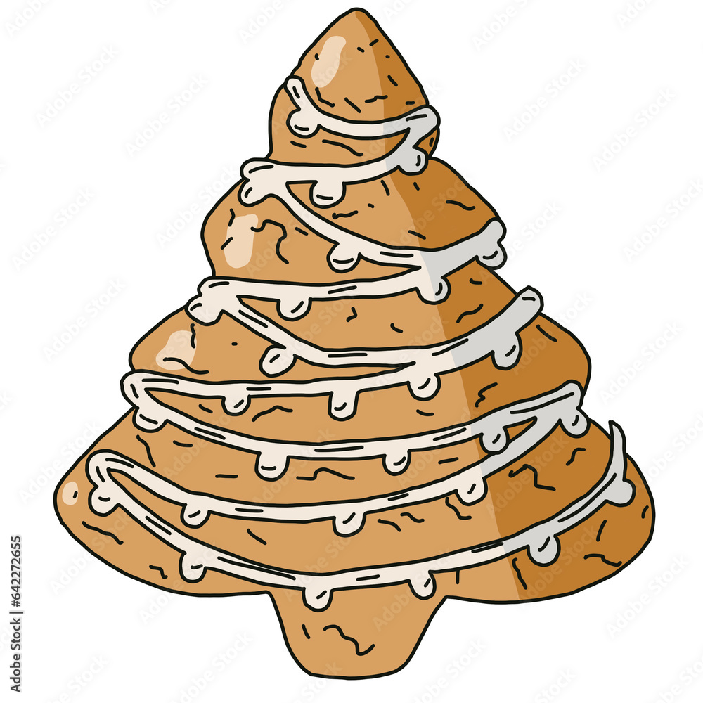 illustration of a gingerbread illustration of a gingerbread