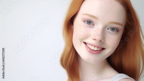 A young adult woman, wearin...