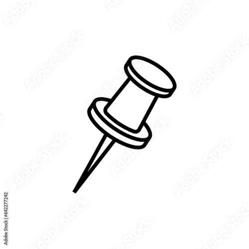 push pin icon vector design templates