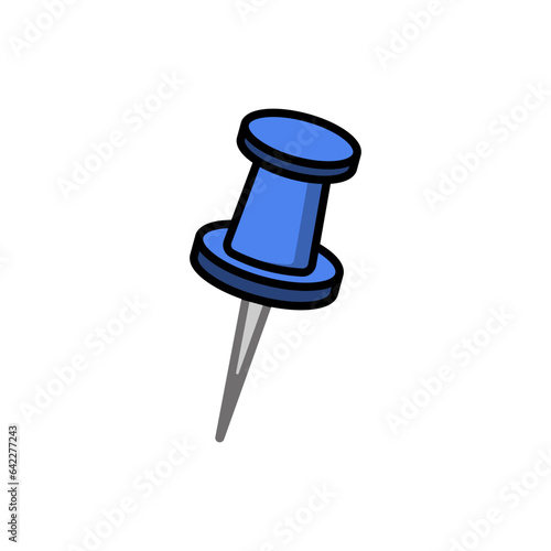 push pin icon vector design templates