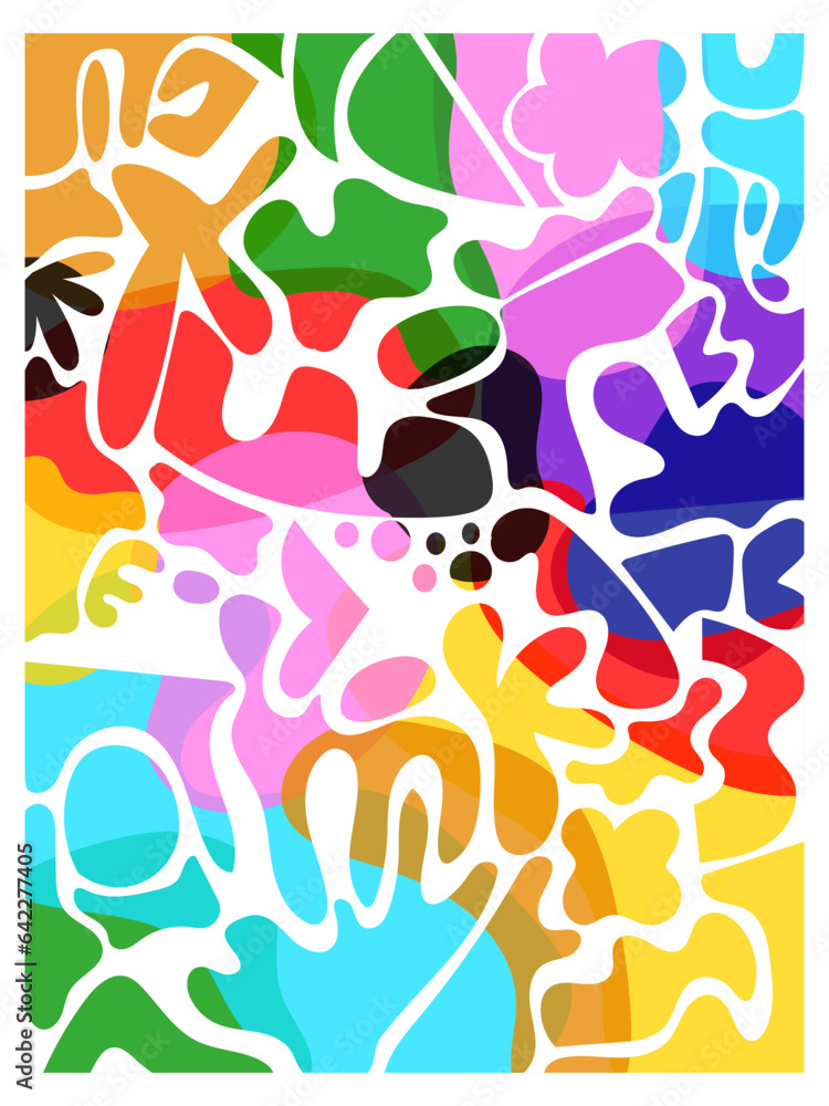 Colorful abstract background vector illustration design.