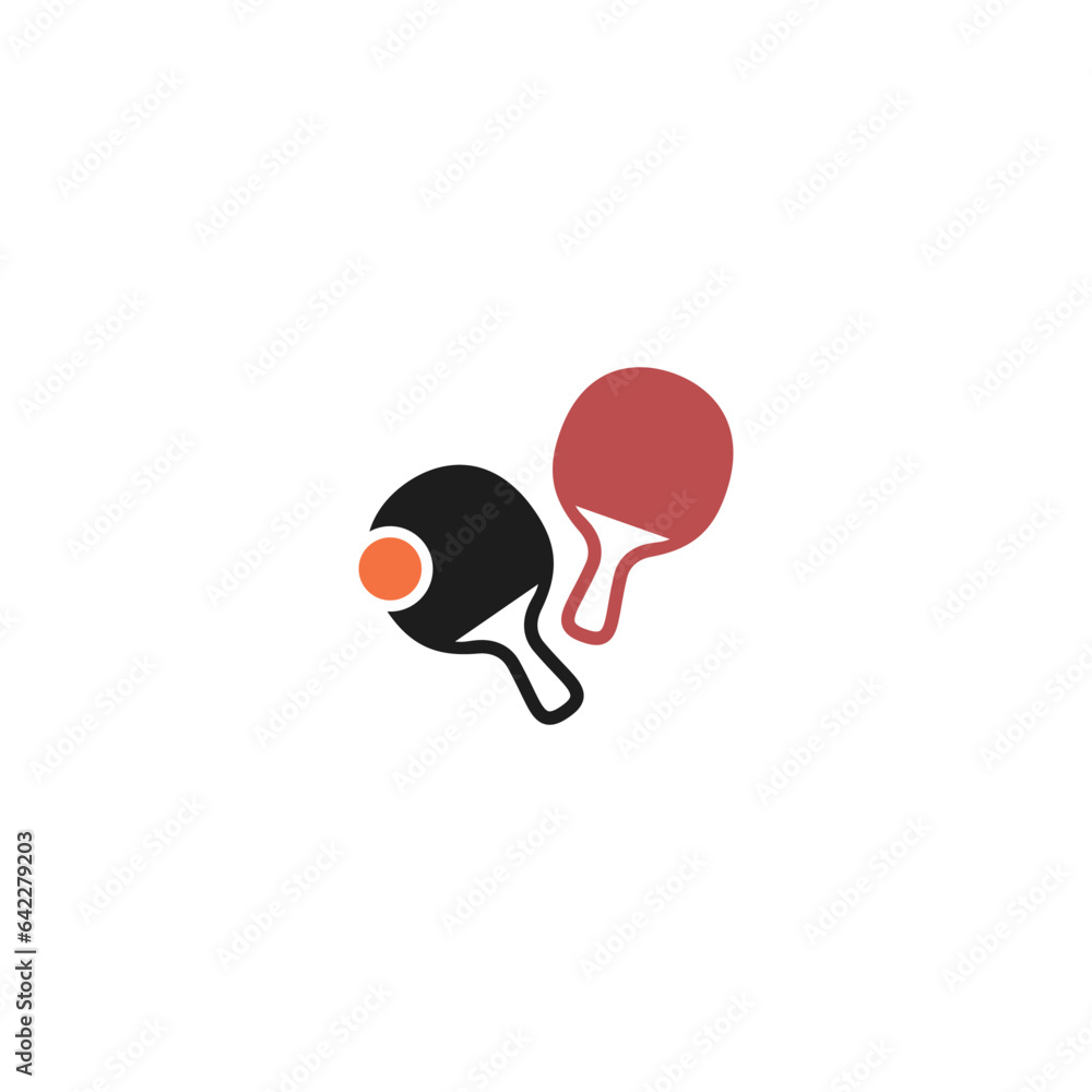 table tennis logo design icon template table tennis logo design icon template