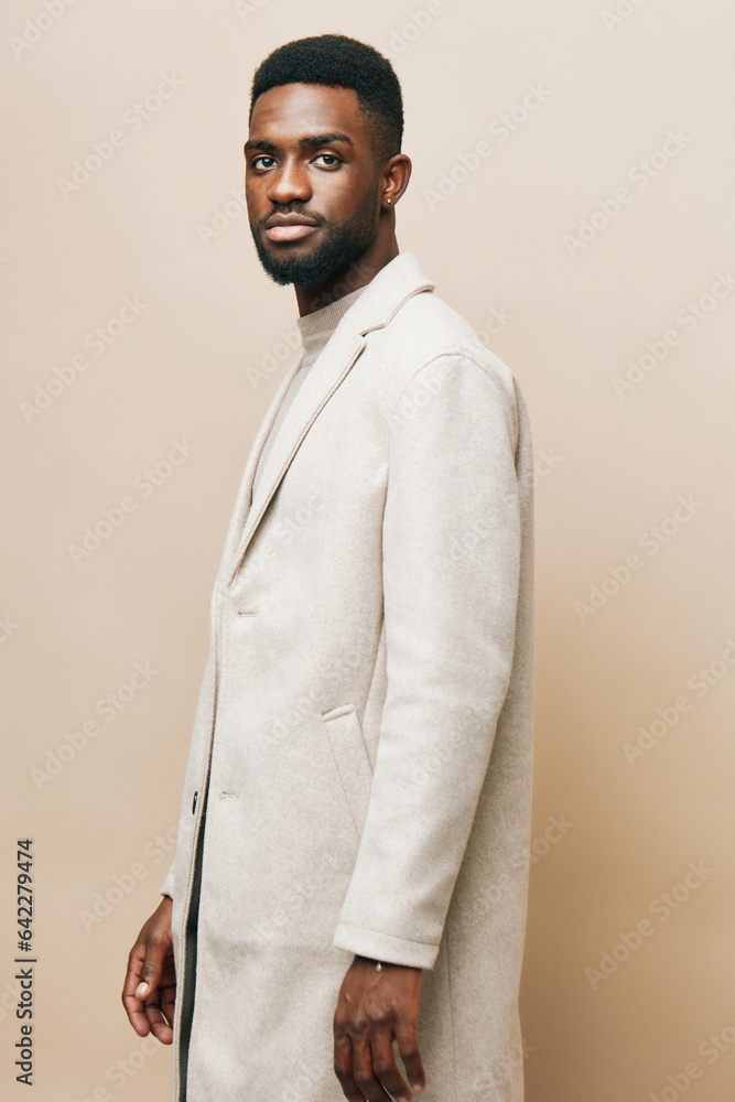 isolated man young portrait afro background guy african black american beige american african isolated man young portrait afro background guy african black american beige american african