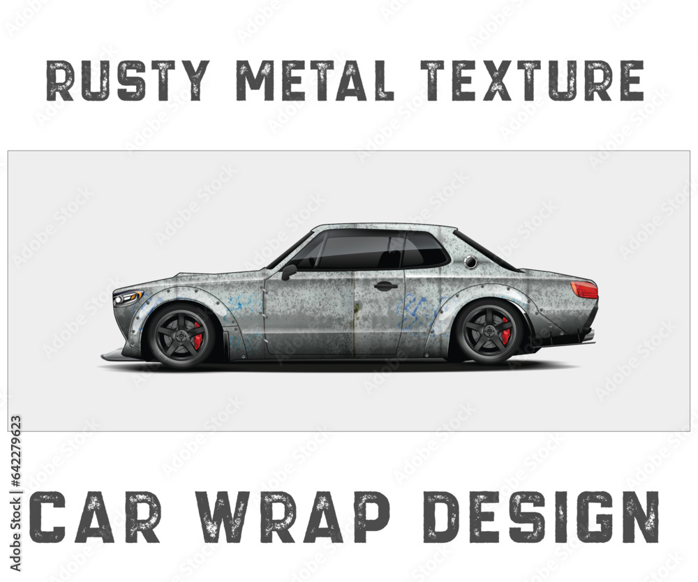 Car graphic livery design vector. Abstract stripe racing background for wrap race car