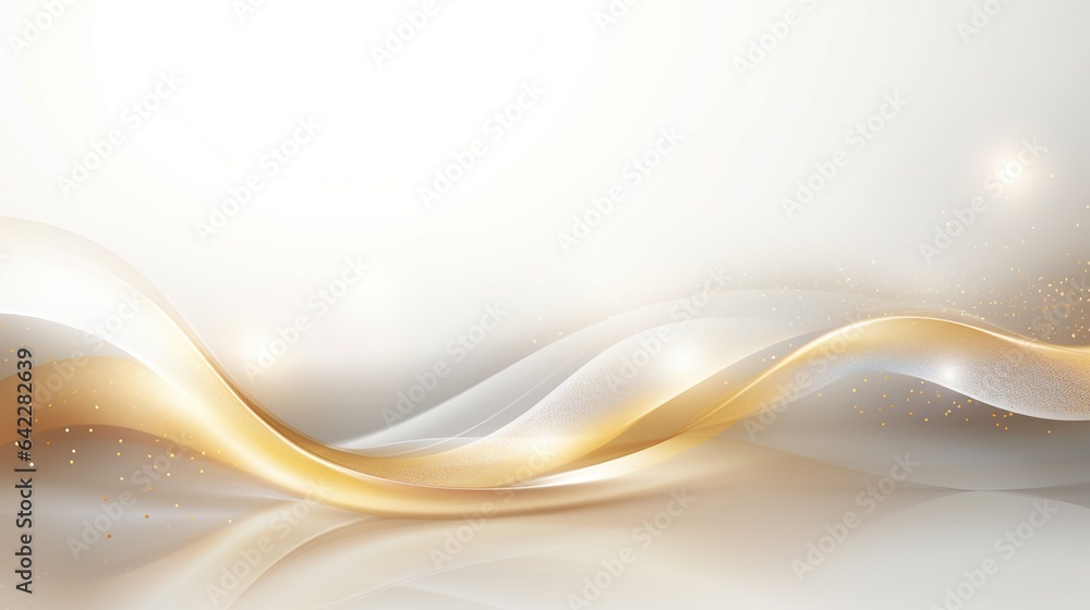 Naklejka premium Orange waves abstract background image