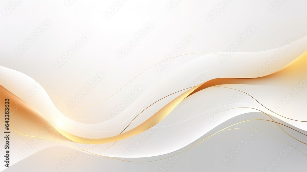 Obraz premium Abstract orange wave on background