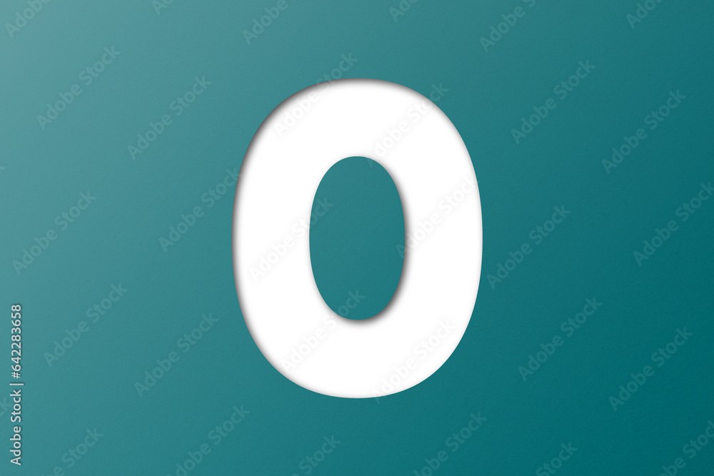 Green paper font number 8 isolated on transparent background. Green paper font number 8 isolated on transparent background.