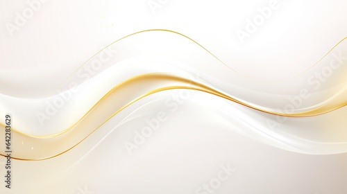 Abstract orange wave on background