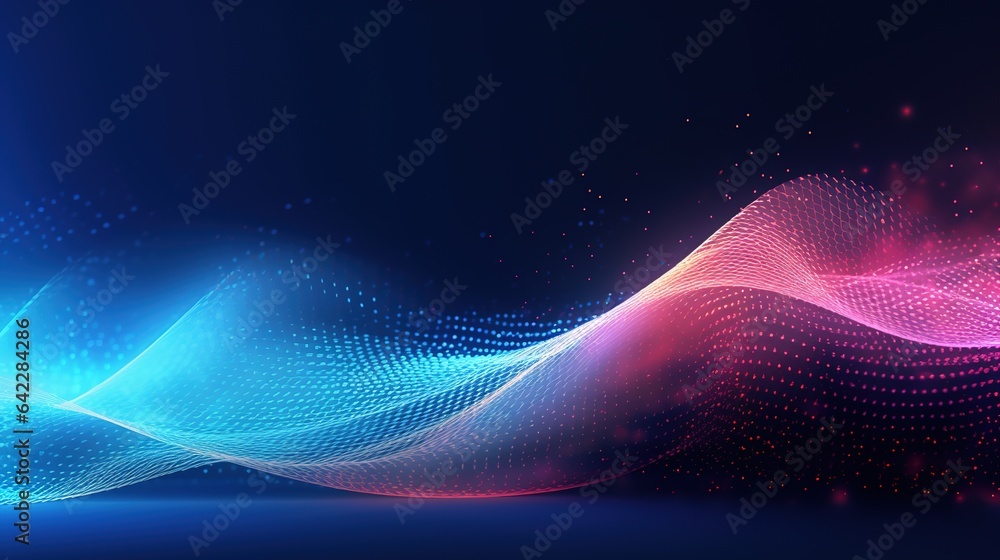 Colorful Abstract Waves and Lines Background Colorful Abstract Waves and Lines Background