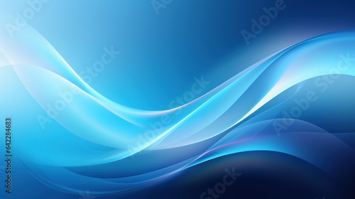 abstract blue wave background