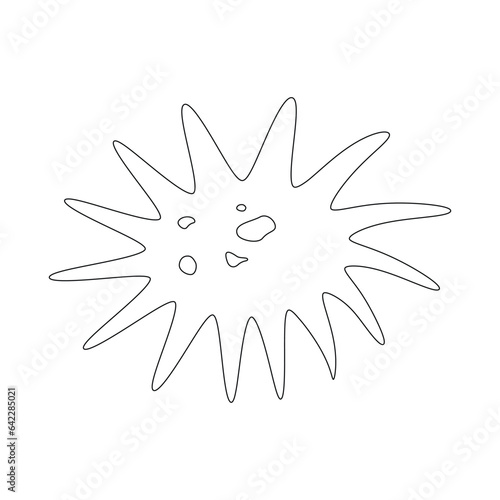 amoeba icon vector