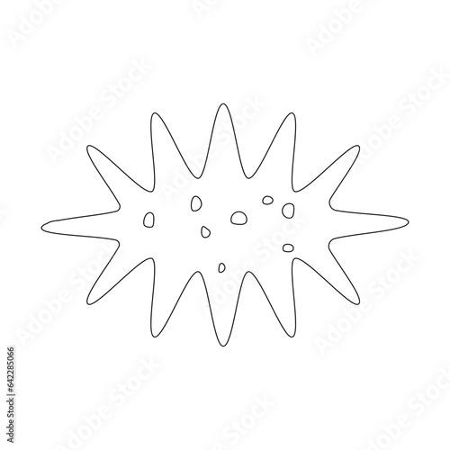 amoeba icon vector
