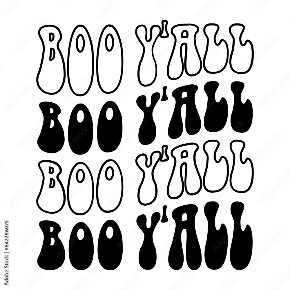 Boo Y'all Svg Boo Y'all Svg