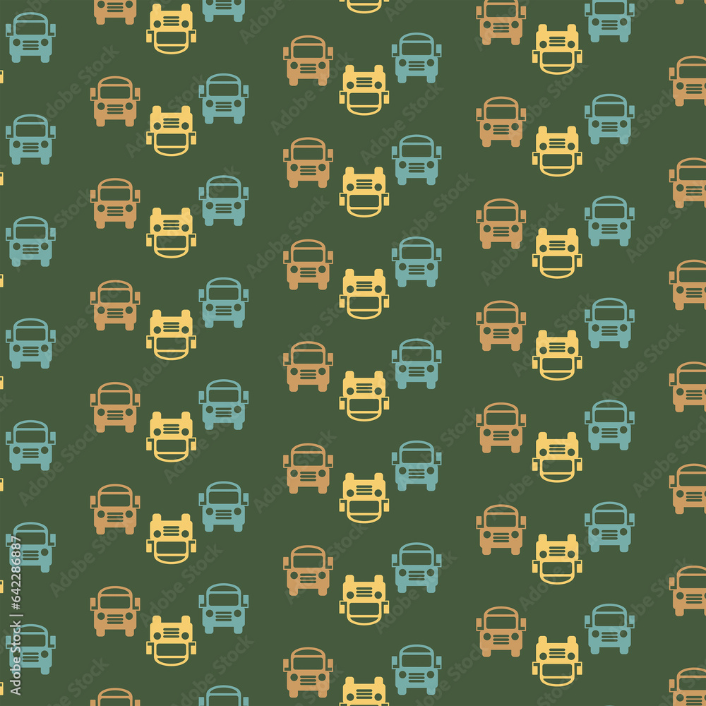 Digital png illustration of coloured trucks repeated on green on transparent background Digital png illustration of coloured trucks repeated on green on transparent background