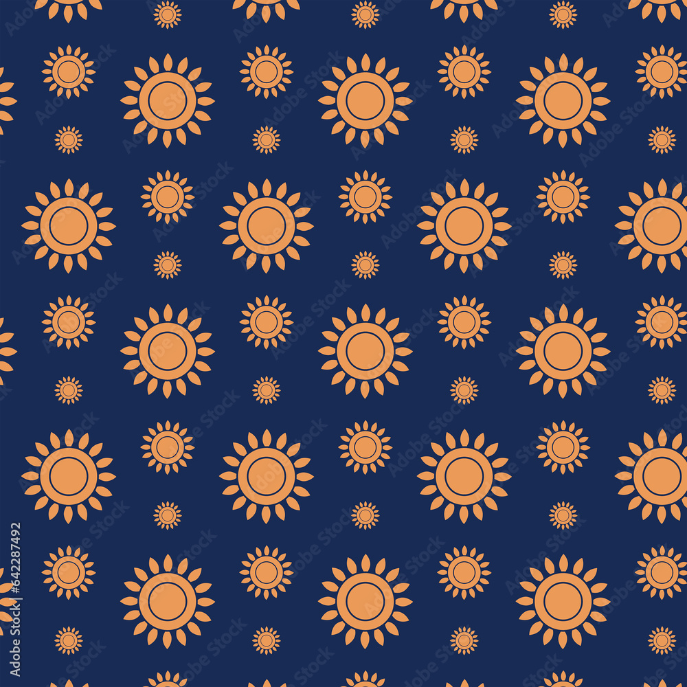 Digital png illustration of rows of yellow suns on blue and transparent background Digital png illustration of rows of yellow suns on blue and transparent background