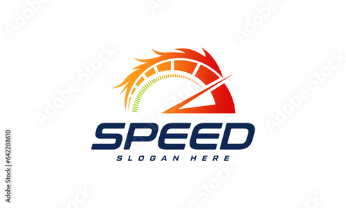 VECTOR SPEED RPM LOGO TEMPLATE