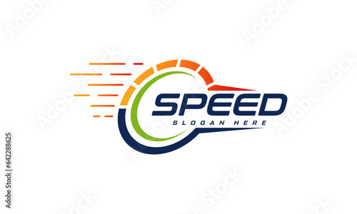 VECTOR SPEED RPM LOGO TEMPLATE