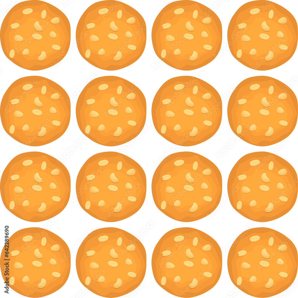 Pattern homemade cookie different taste in pastry biscuit Pattern homemade cookie different taste in pastry biscuit