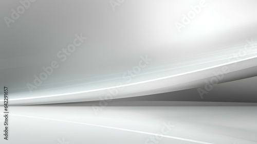 Abstract background fot PPT, Sleek, Light gray, Rectangular, simple design. generative AI photo