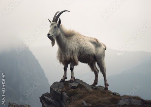 A billy goat is a male goat