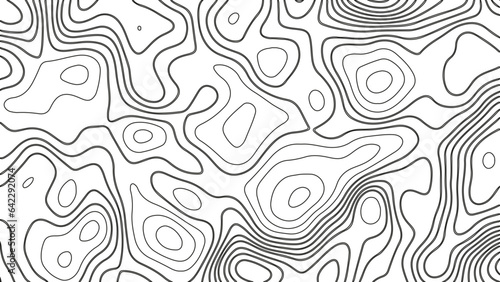 abstract pattern with lines. Background of the topographic map. 