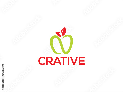 Naturle monogram logo design vector professonal degital typrographiy simbol logo design abstract modrn creative uniquc business logo with vector design photo