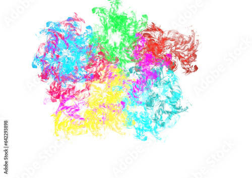 Fototapeta Naklejka Na Ścianę i Meble -  abstract watercolor art, Colorful Art Background, watercolor splatter, splash, Colorful Kid Drawing, PNG, Transparent
