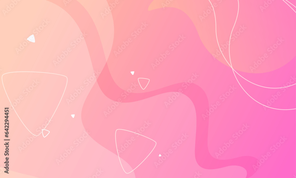 Vector gradient abstract background with shapes. colorful abstract wallpaper