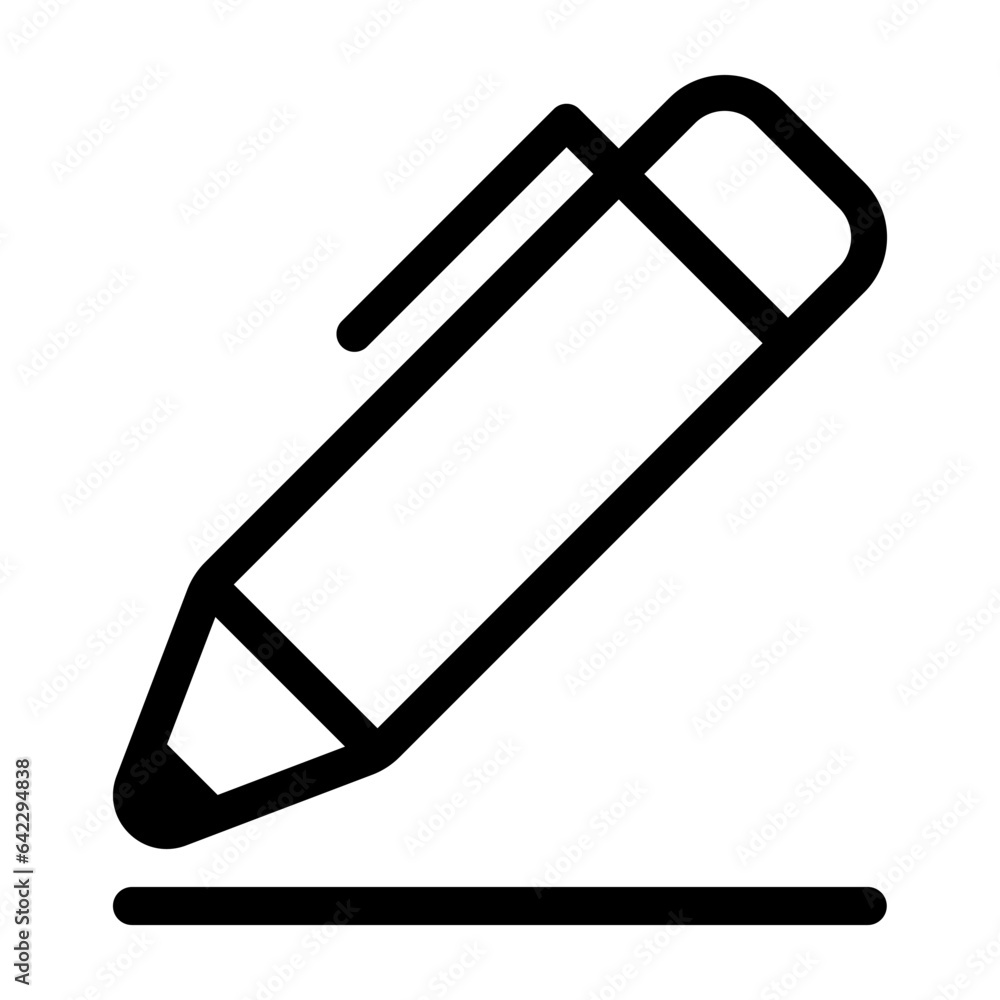Pen icon isolated on white background Pen icon isolated on white background