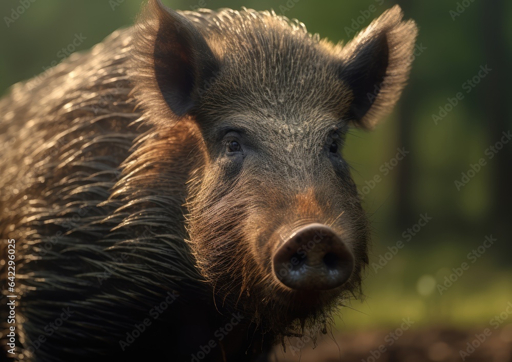 The wild boar The wild boar