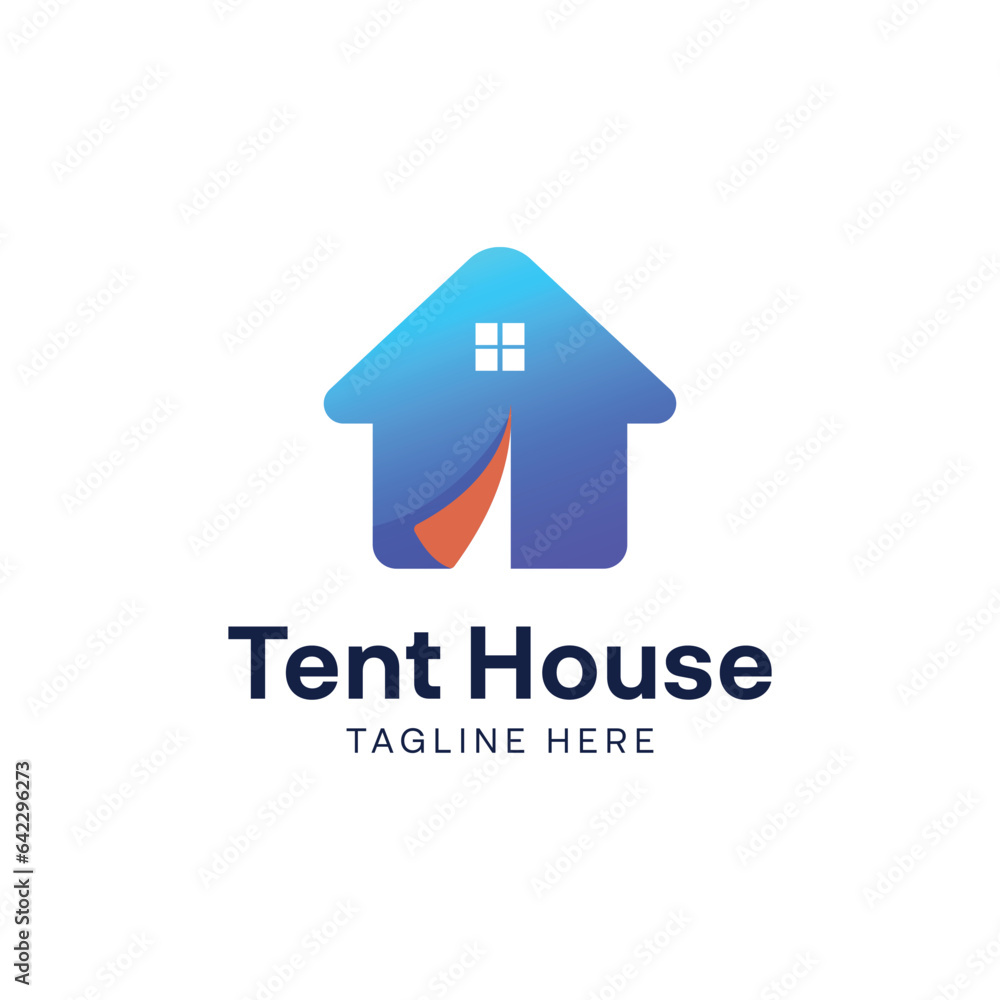 Abstract colorful gradient Home and tent logo icon design. Universal solid vector symbol sign logotype. Creative real estate logotype. Abstract colorful gradient Home and tent logo icon design. Universal solid vector symbol sign logotype. Creative real estate logotype.