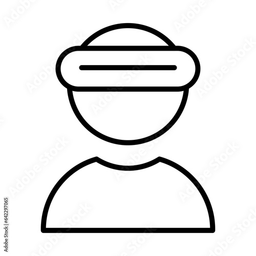 Virtual Reality Headset icon design 