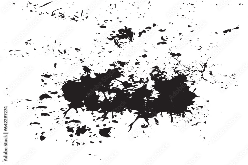  vector illustration of paint drop texture