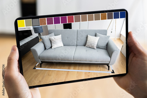 Plakat Furniture AR Smartphone Designer Application
