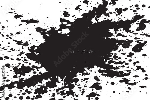  vector illustration of paint drop texture