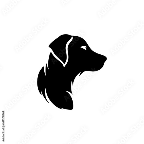 ﻿A new and straightforward picture of a dog that is easy to understand. Vector Illustration.