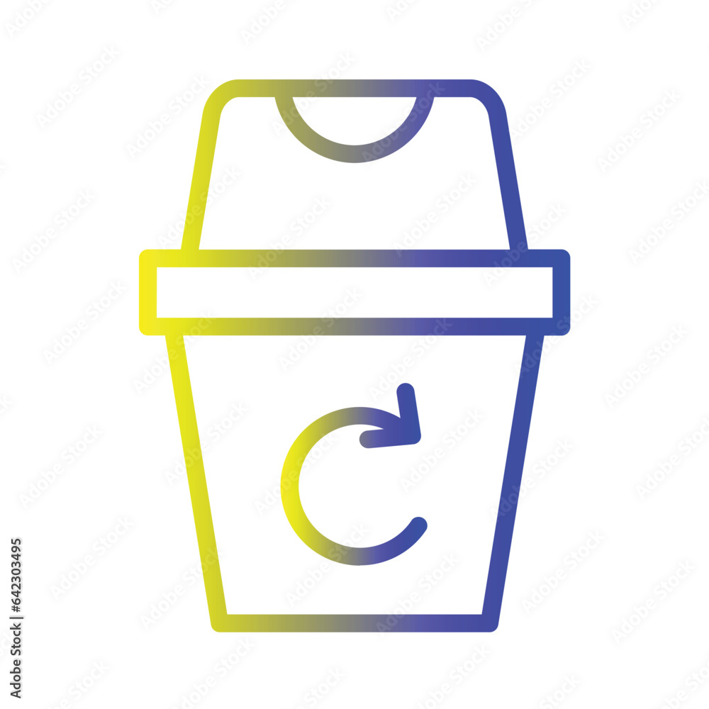 Bin Garbage Recycle Icon