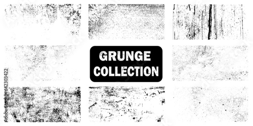 Collection of grunge grainy dust background. Grunge textures set. background. vector illustration.