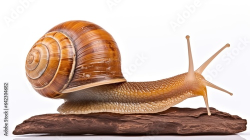 snail isolated on white background