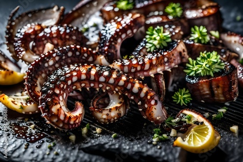 Grilled octopus