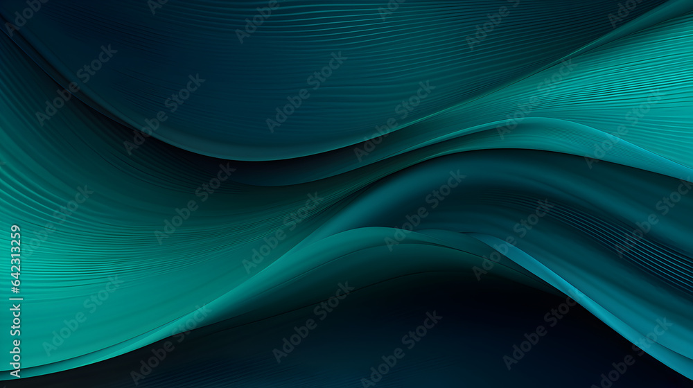 Cyan Sea Blue Wave Abstract Cyan Sea Blue Wave Abstract