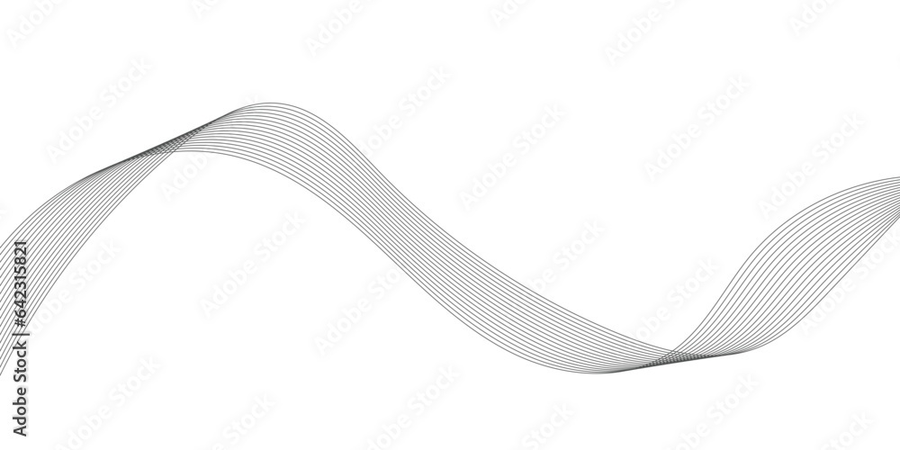 Wave with lines created using blend tool. Curved wavy line, smooth stripe. Abstract vector background with wavly lines. Wave vector. Wave background. Wave with lines created using blend tool. Curved wavy line, smooth stripe. Abstract vector background with wavly lines. Wave vector. Wave background.