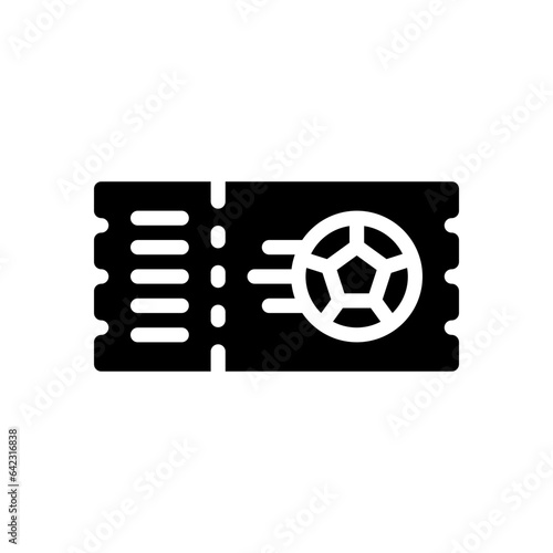 ticket glyph icon