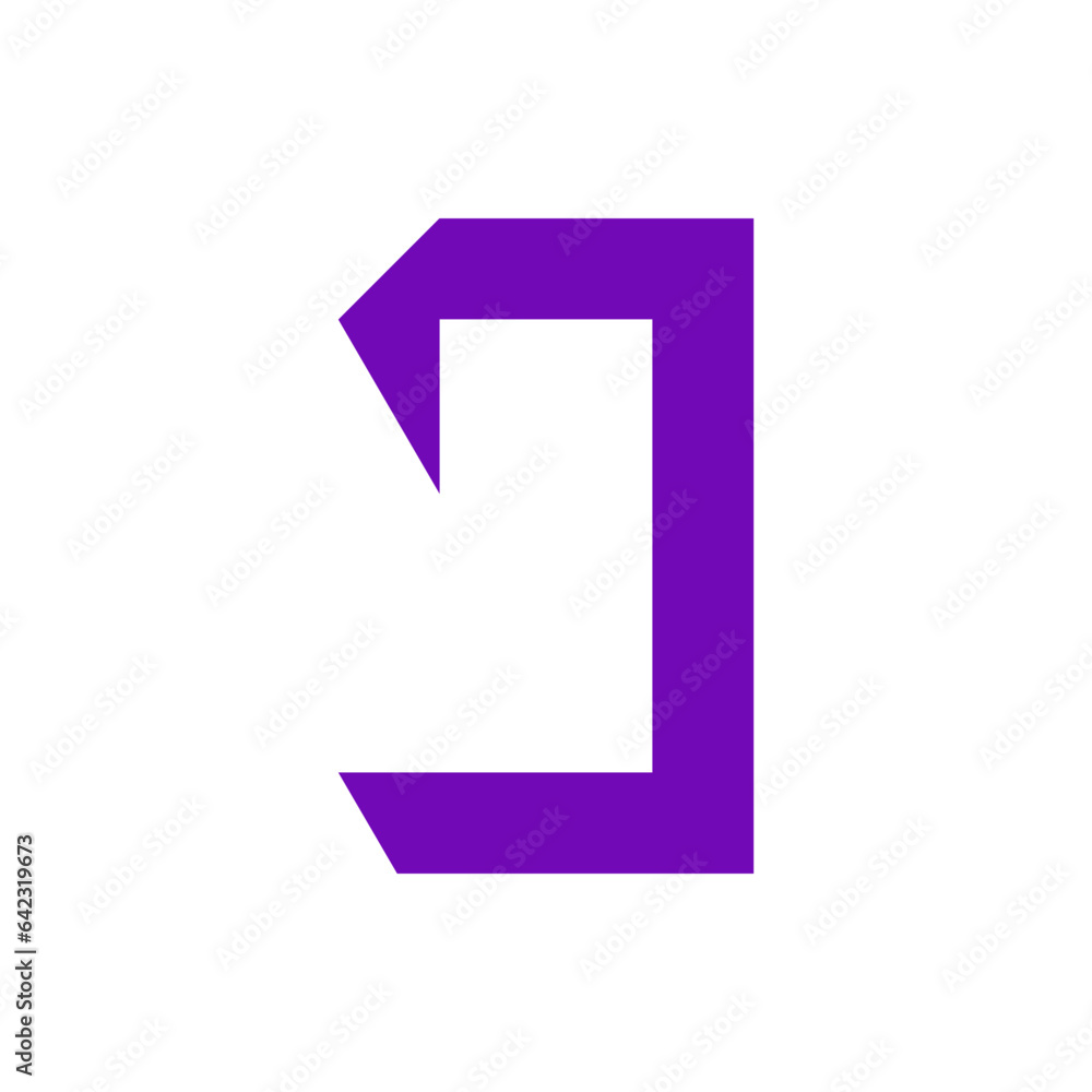 Monogram design vector logo. Monogram initial letter mark J logo design. Monogram design vector logo. Monogram initial letter mark J logo design simple J monogram