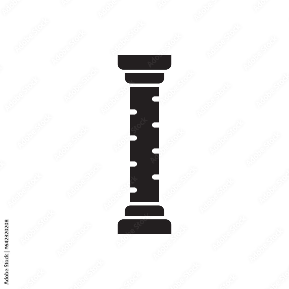pillar icon vector pillar icon vector