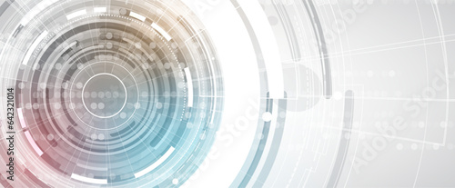 Technology abstract futuristic background for internet business. Big data concept.