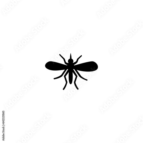 Mosquito icon. Symbol, logo illustration on white background